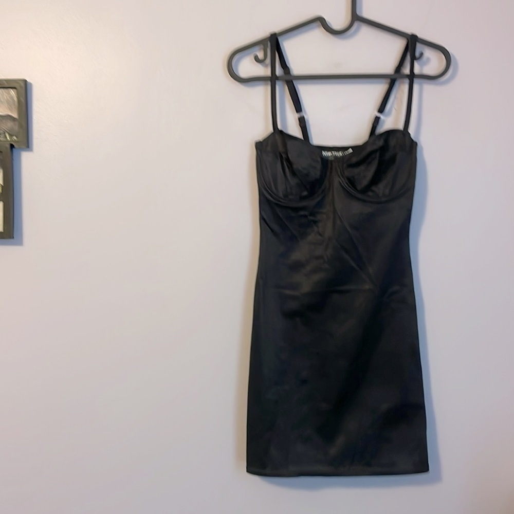 Nip Tuck & Boost by Nancy Ganz Black Shapewear Slip Size M